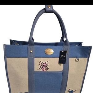 Disney Blue and Cream Tote Bag